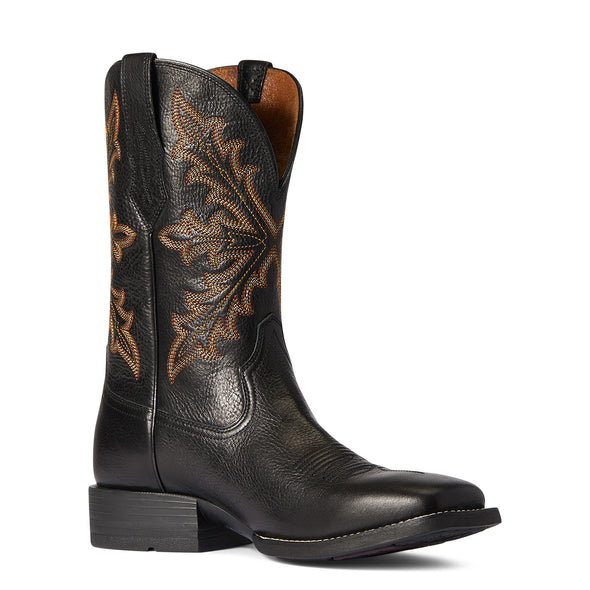 Bota Vaquera Ariat Qualifier Negro