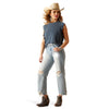 Jeans Ariat Tomboy Tiro Alto Corte Recto