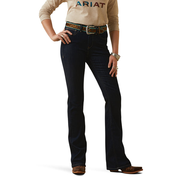 Jeans Ariat R.E.A.L. Selma Tiro Alto Corte de Bota