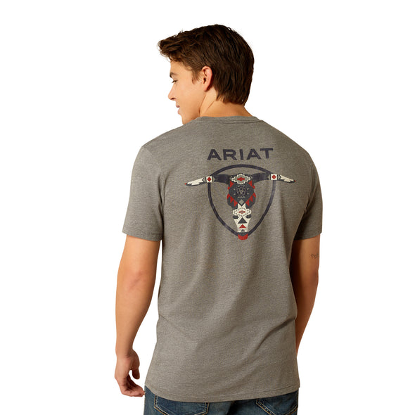 Playera Ariat Southwestern Longhorn