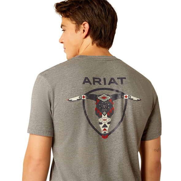 Playera Ariat Southwestern Longhorn