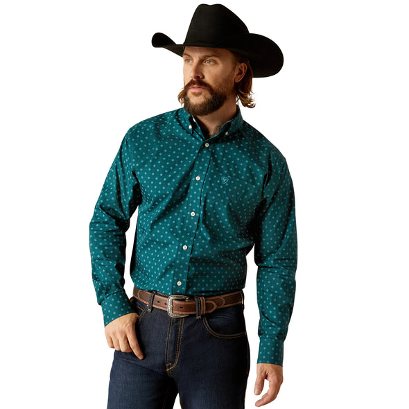 Camisa Ariat Libre De Arrugas Gunnar Corte Clásico