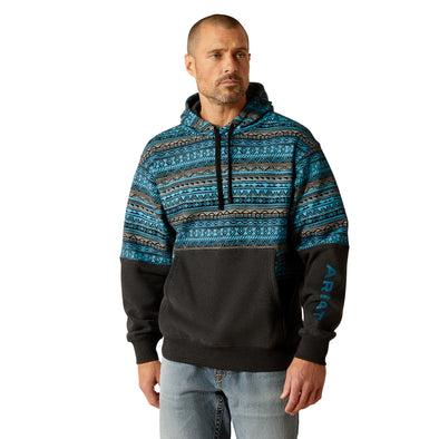 Sudadera Ariat Color Block Turquesa