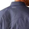 Camisa Ariat Relentless Pursuit Navy Corte Clásico