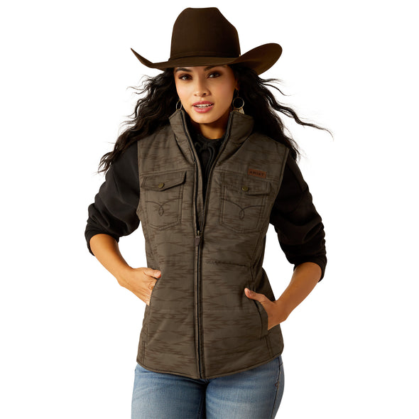 Chaleco Ariat Grizzly Quilted Café