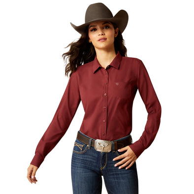 Camisa Ariat Kirby Pro Tawny Port