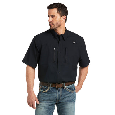 Camisa Ariat VentTEK Negro Corte Clásico