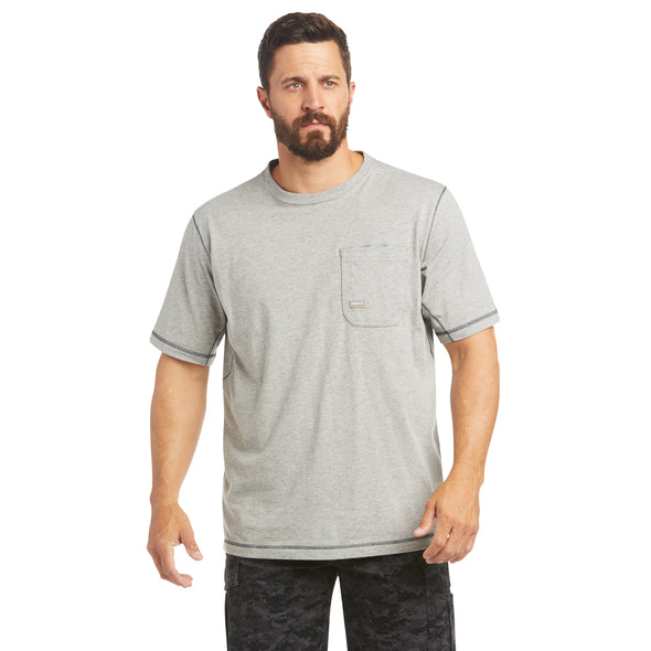 Playera Ariat Work Rebar Workman Gris