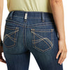 Jeans Ariat R.E.A.L. Corinne Tiro Medio Corte De Bota