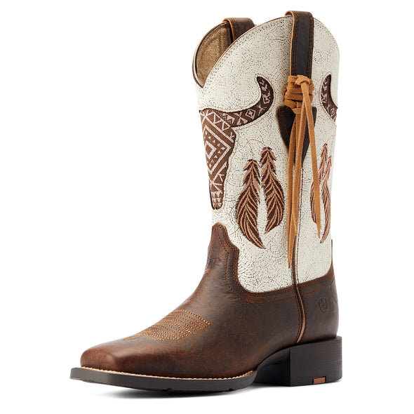 Bota Vaquera Round Up Southwest StretchFit