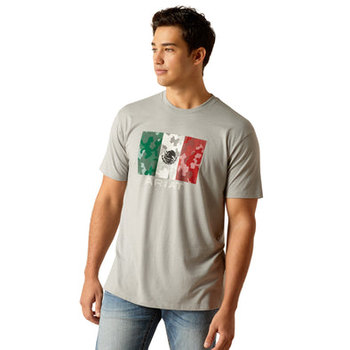 Playera Ariat Mexico Camo Flag