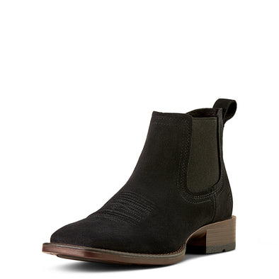 Bota Vaquera Ariat Booker Ultra Ante Negro