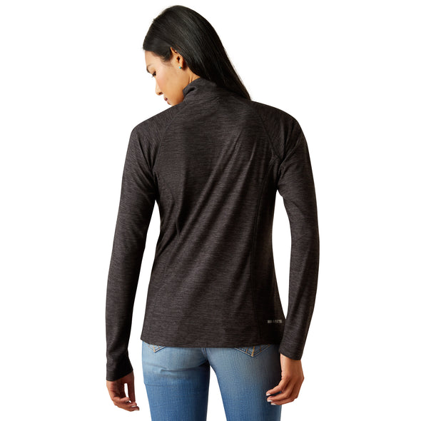 Top Ariat Laguna Cremallera 1/4 Negro