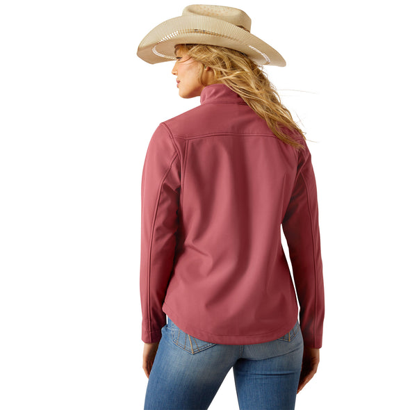 Chamarra Ariat New Team Softshell Rose