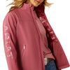 Chamarra Ariat New Team Softshell Rose