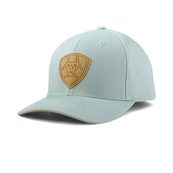 Gorra Ariat Verde Logo de piel