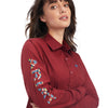 Camisa Ariat Team Kirby Stretch Rouge Red